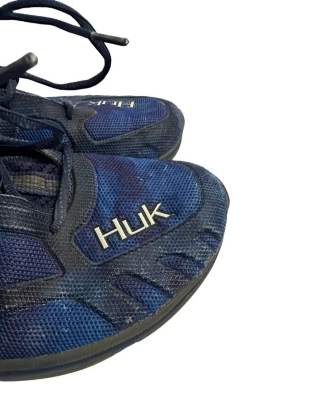 HUK Attack Subphantis Gulf Stream Fishing Shoes Blue Men's 9.5 Water Sneakers